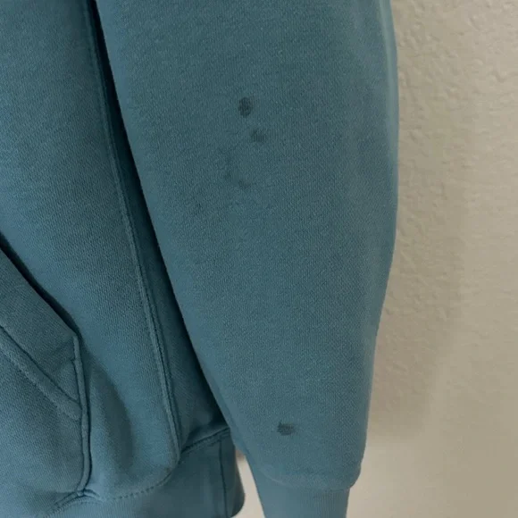 Nike Men's Teal Blue Pullover Hoodie - Picture 4 of 5